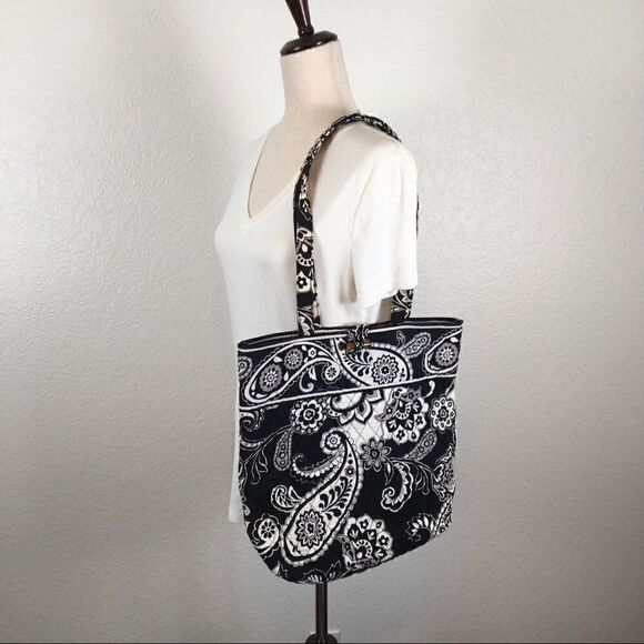 Vera Bradley large paisley shoulder tote - Picture 2 of 8